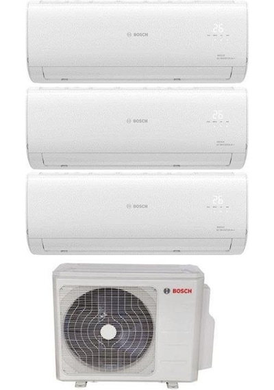 Bosch 28000 BTU 1 Dış + 3 İç Ünite (12+12+12) Duvar Tipi Multi Inverter Split Klima