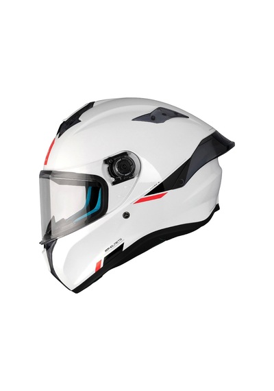Mt Helmets Targo S Solid Kapalı Motorsiklet Kaskı Mat Beyaz
