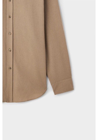 D'S Damat Ds Damat Comfort Camel Gabardin Gömlek 5hc02kx03327m C01