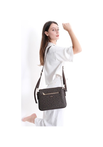 Just Polo Kadın Çapraz Ve Omuz Çantası 2068mh Kahve