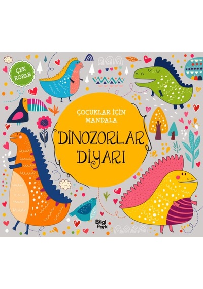 Çocuklar İçin Mandala - Dinozorlar Diyarı