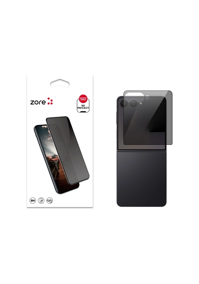 Galaxy Z Flip 7 Zore New 5d Privacy Temperli Ekran Koruyucu