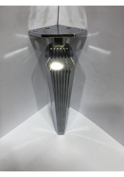 Tokyo Metal Ayak 16cm Krom Komidin Koltuk Puf Komidin Dolap Modern Tv Ünite Mobilya Ayağı Gümüş Krom