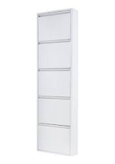 5'li Metal Ayakkabılık Beyaz 15x25cm 5'li Metal Ayakkabılık Beyaz 15x25cm
