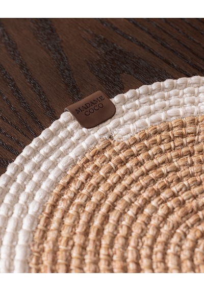 Madame Coco Alsace Masa Runner - Beyaz/naturel 8684427222669 Çok Renkli