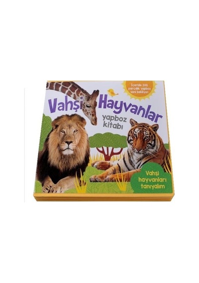 Vahşi Hayvanlar Yapboz Kitabı- Abc Yayınevi