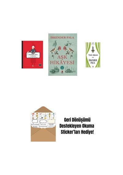 Ansikolopedik Divân Şiiri Sözlüğü Ciltli + Aşk Hikâyesi + Vali Hanım Ciltli + Okuma Sticker'ları
