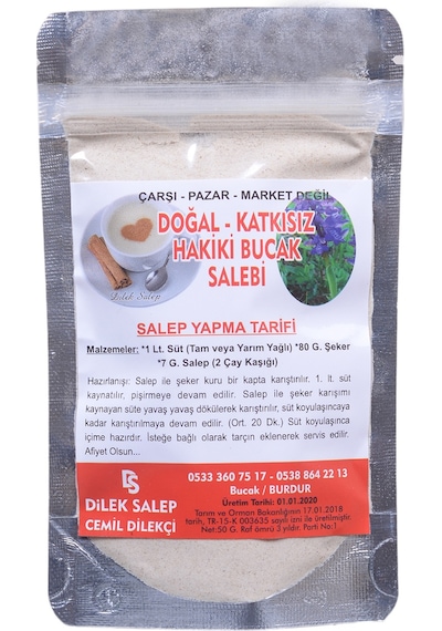 Dilek Salep Bucak Salebi Saf Salep 25 G