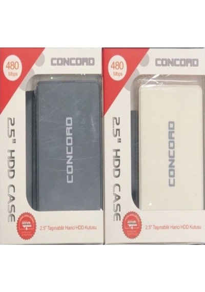 Concord C-854 Harici 2.5" Sata Hdd Kutusu 4 Renk