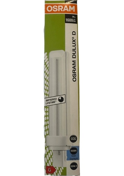 Osram Dulux D 26w 865 6500k Beyaz Işık 2pinli G24d-3 Duylu