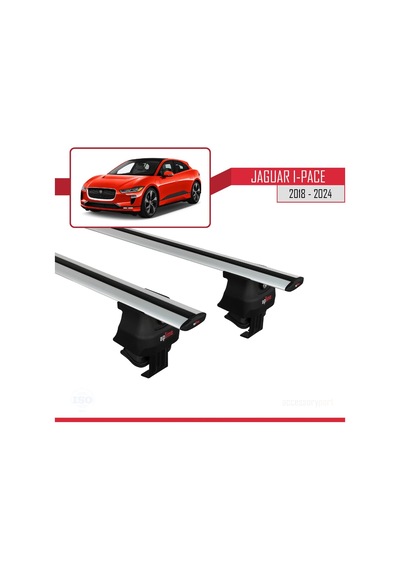 Jaguar I-pace 2018 Ve Sonrası İle Uyumlu Ace-4 Ara Atkı Tavan Barı Gri
