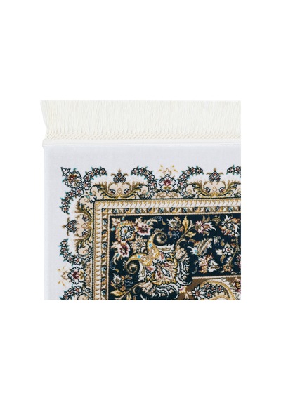 Cool Halı Zerabi Mavi Lüks Vintage Salon Halısı Premium Exclusive Yumuşak Parlak Göbekli Klasik Halı