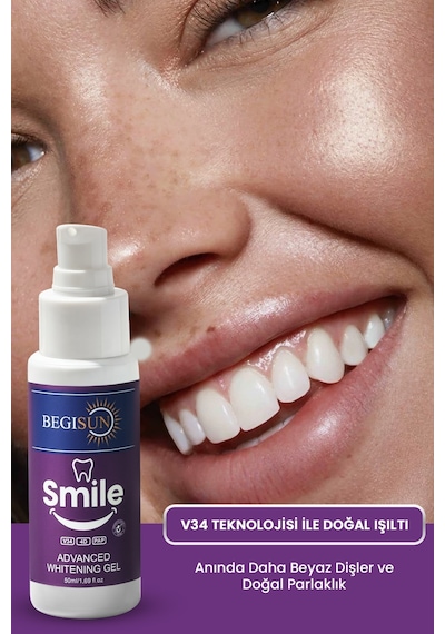 Begisun Leke Karşıtı Diş Beyazlatıcı Mor Jel 50 ML