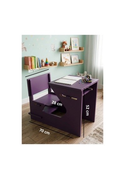 Ergonomik Ahşap Çocuk Çalışma Masası Ve Sandalyesi Seti, Aktivite, Oyun Ve Okuma Masası Seti, Montessori Ahşap Çocuk Aktivite Masası Ve Sandalyesi Mor Ergonomik Ahşap Çocuk Çalışma Masası Ve Sandalyesi Seti, Aktivite, Oyun Ve Okuma Masası Seti, Montessori Ahşap Çocuk Aktivite Masası Ve Sandalyesi Mor