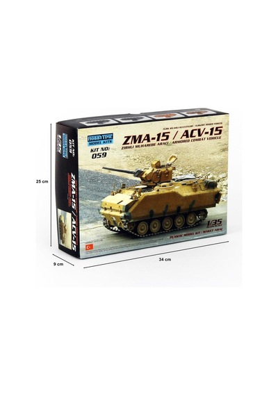 1/35 Zma-15 / Acv-15 Zırhlı Muharebe Aracı Maketi, Hobbytime 059