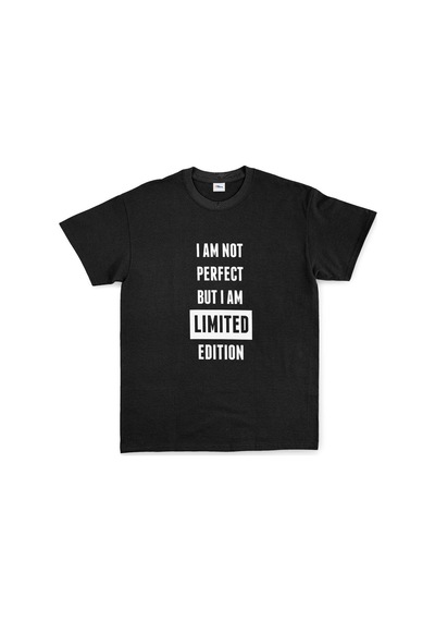24-7 Slogan Tee Siyah Baskılı Erkek T-shirt