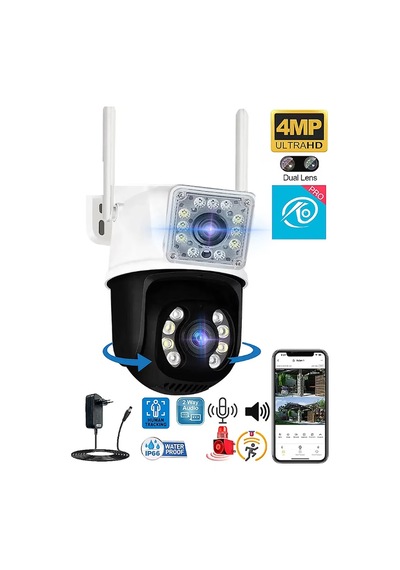 O-kam 3011 4mp Wifi Ptz Akıllı Kamera 256 Gb Sd Kart Desteği