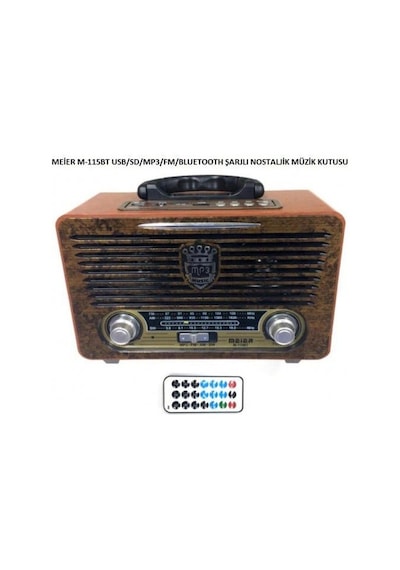 Meier M115Bt Mp3 Çalar Radyo