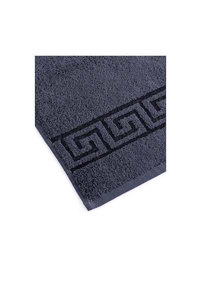 Pamuk Tekli Jakarlı Yumuşak Havlu Grek - 70 X 140 Lacivert