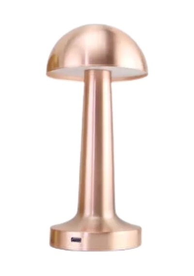 Dokunmatik Mantar Gece Lambası Bronz Led Masa Aydınlatması Çok Renkli