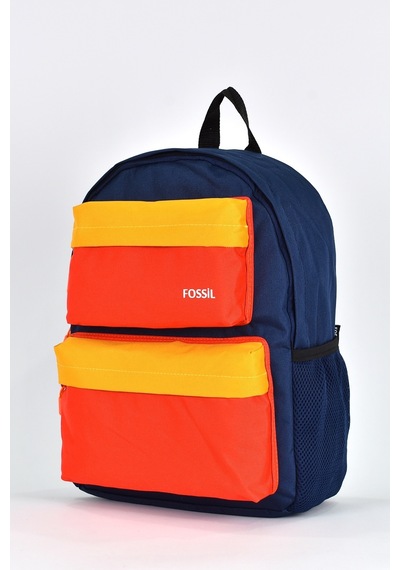 Fossil Unisex Çok Gözlü Günlük Seyahat Okul Sırt Çantası Lacivert 9503