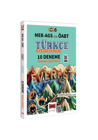 Yargı 2026 Öabt Meb-ags Türkçe Öğretmenliği Everest 10 Deneme Çözümlü - Kevser Evsen Yargı Yayınları
