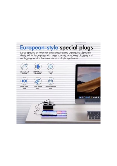 Sonx Akım Korumalı Avrupa Tip-c Usb Soket Kartı 2 Metre - Güvenli Ve Uzun Kablo Çözümü 0 - 2 M