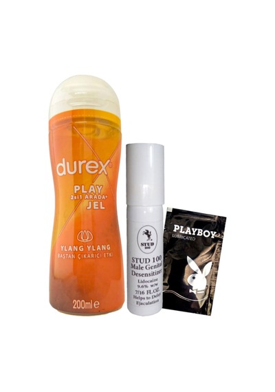 Durex Play İsteklendirici & Kayganlaştırmaya Jel 200 Ml + Stud100 Geciiktiricisprey + Hediye