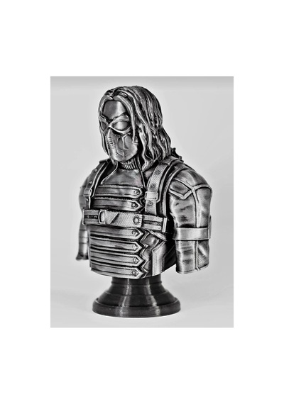 The Winter Soldier Büst Figür Captain America 10 Cm