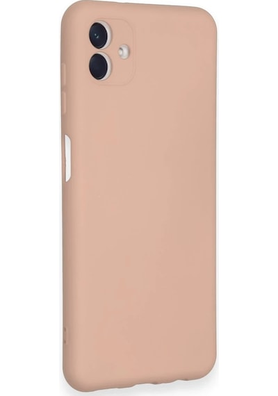 Ilkeshop Newface Samsung Galaxy Uyumlu A04 Kılıf Nano İçi Kadife Silikon - Pudra