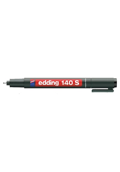 Edding Asetat Kalemi Permanent S Seri 0.3 MM Siyah 140 S 10 Adet Siyah