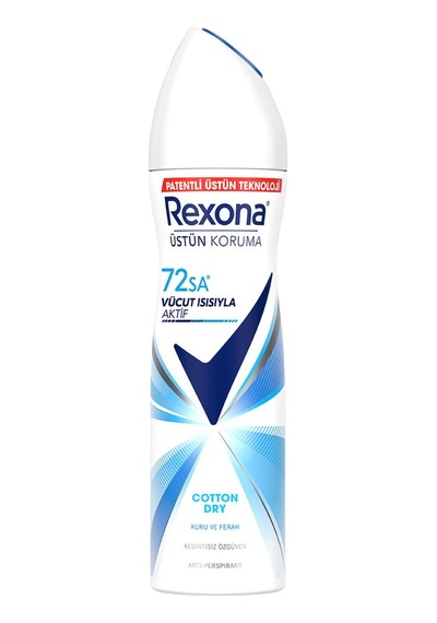 Rexona Kadın Sprey Deodorant Cotton Dry 150 Ml - 6 Adet Tarı