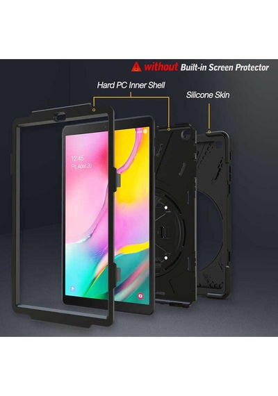 Apple Uyumlu iPad 6 Air 2 Zore Defender Tablet Silikon Arka Kapak