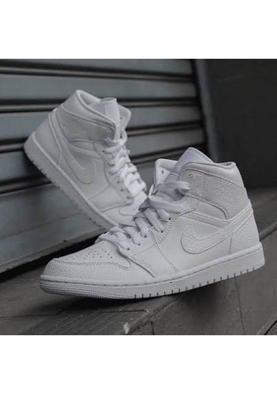 Nike Air Jordan 1 Mid Beyaz Kadın Spor Ayakkabı