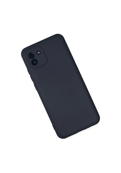 Samsung Galaxy A03 Kılıf Nano İçi Kadife Silikon - Lacivert