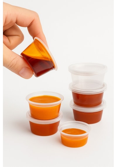 50 Adet Sızdırmaz 30ml Mini Saklama Kabı ,sosluk ,buzluk Kabı, Et Suyu, Kemik Suyu, En Küçük Boy