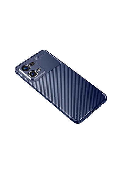 Oppo Reno 7 Kılıf Negro Karbon Kamera Korumalı Silikon Lüx