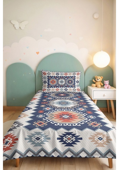 Etnik Geometrik Mavi Pike Takımı - Bohem Kilim Desenli Mercan Bej 160x220 Cm Kapitone Yatak Örtüsü Kışlık Misk Yumuşaklığı Etnik Geometrik Mavi Pike Takımı - Bohem Kilim Desenli Mercan Bej 160x220 Cm Kapitone Yatak Örtüsü Kışlık Misk Yumuşaklığı