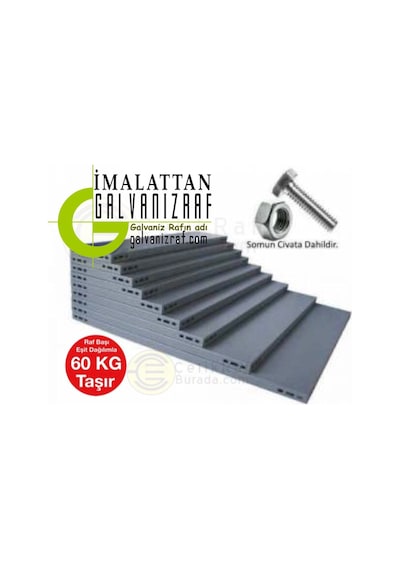Açıkmağazam Galvanizraf Imalattan Galvaniz Çelik Raf Tabla Arşiv Depo Rafı