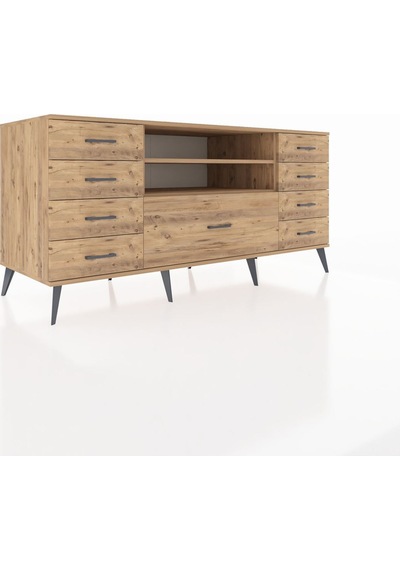 Kronos Konsol 2 Raflı 9 Çekmeceli 176x59x83 Çam-çam/çam Atlas Çam Kronos Konsol 2 Raflı 9 Çekmeceli 176x59x83 Çam-çam/çam Atlas Çam
