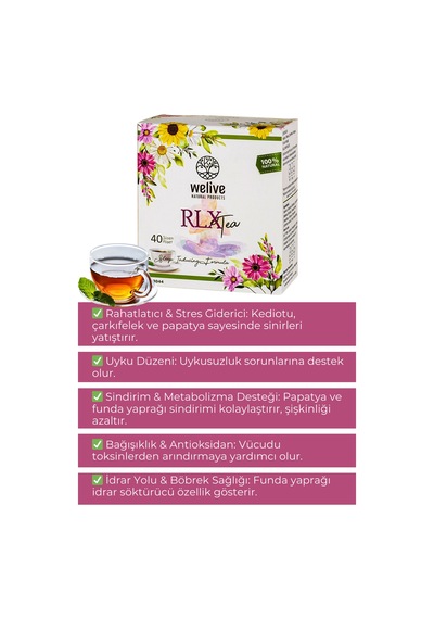 Rlx Tea 40'lı Süzen Çay