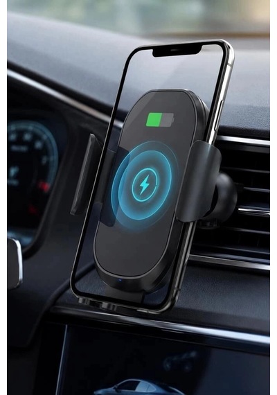 Premium Torima Kablosuz Hızlı Şarj Araç Şarj Cihazı D3-15w Siyah Pratik Taşıt Kullanışlı