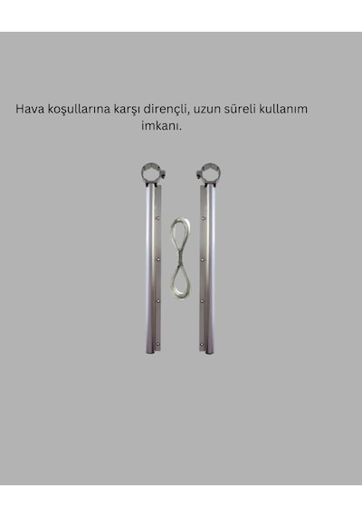 Mey İthalat Çamaşır Askılığı Beyaz