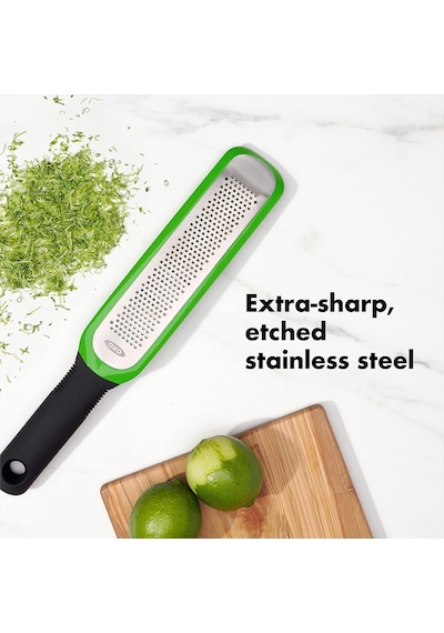 Ayrex Oxo Good Grips İşlenmiş Paslanmaz Çelik Baharat Rendesi, Yeşil - Limonlar Ve Daha Fazlası İçin / Paslanmaz Diğer