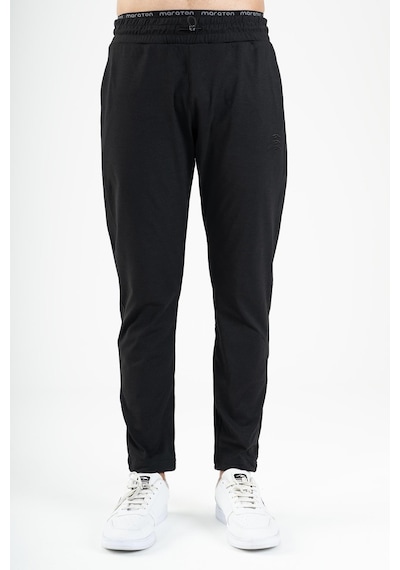 Maraton Sportswear Regular Erkek Dar Paça Basic Siyah Eşofman Altı 22184-siyah Siyah