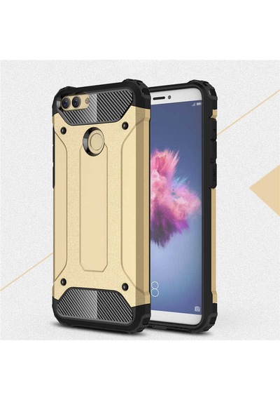 Huawei P Smart 2018 (FIG-LX1) - Kilif Darbe Önleyici Zirh Tank Kapak