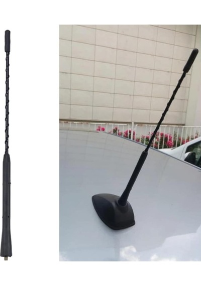Herşeyfırsat Screamf 28 Cm Oto Araç Anteni-Siyah
