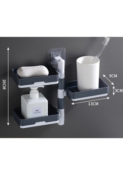 4 Katlı Pratik Katmanlı Banyo Organizer Standı Fonksiyonel Banyo Düzeni Diğer