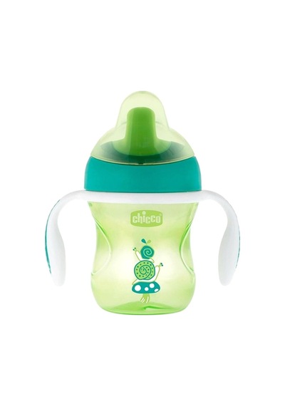 Chicco Yarı Yumuşak Uçlu Bardak 6+ Erkek Yeşil 69212