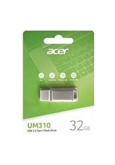 Acer 32gb Usb3.2 Um310-32gb Metal Flash Bellek 105-40 Mb-s Okuma-yazma